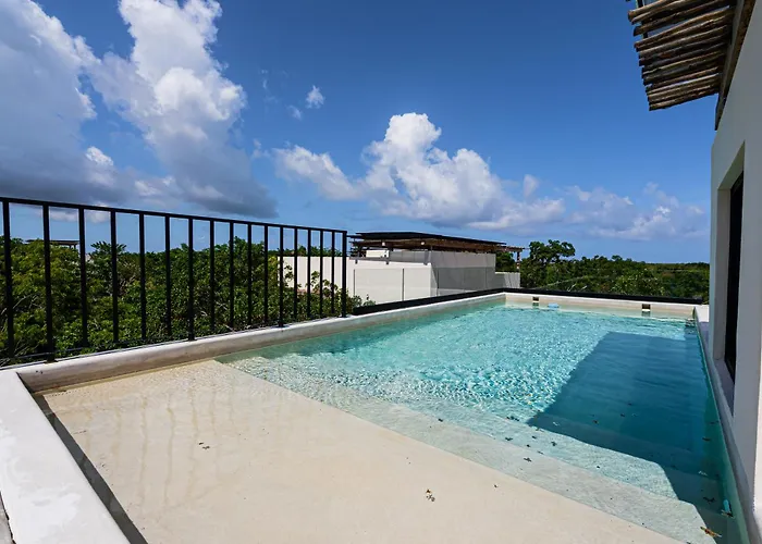 Apartment Penthouse With Private Jungle, Pool, Downtown Tulum