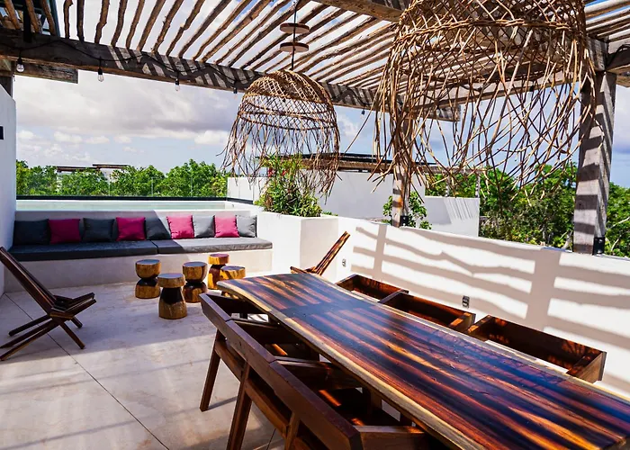 Apartment Penthouse With Private Jungle, Pool, Downtown Tulum